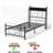 Twin Bed Frames, Led Belt, Customizable Lighting, Storage Headboard, Plug And Ports, Metal Construction, Extra Under - Space Led, Custom Structure,