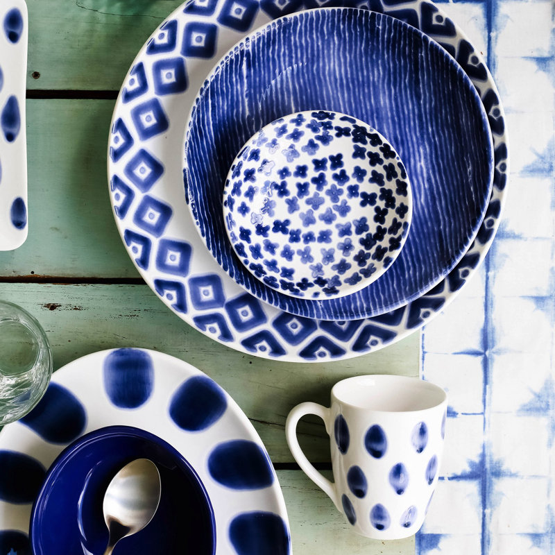 Santorini Earthenware Condiment Server