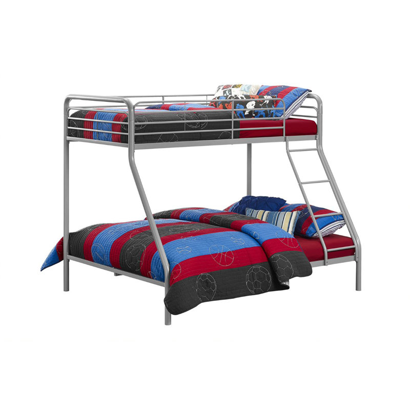 Dalke Metal Standard Bunk Bed by Isabelle, Grey