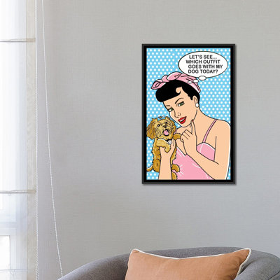 «Quelle tenue va avec mon chien? Impression sur toile
