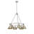 Felda 6 - Light Steel Dimmable Cone Chandelier-99998923-99998912