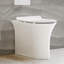 Cuvette de toilette allongée Cascade Back-to-Wall