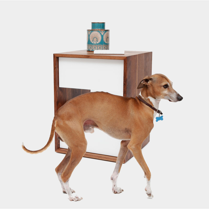 THN 2 - Drawer Solid Wood Nightstand, White