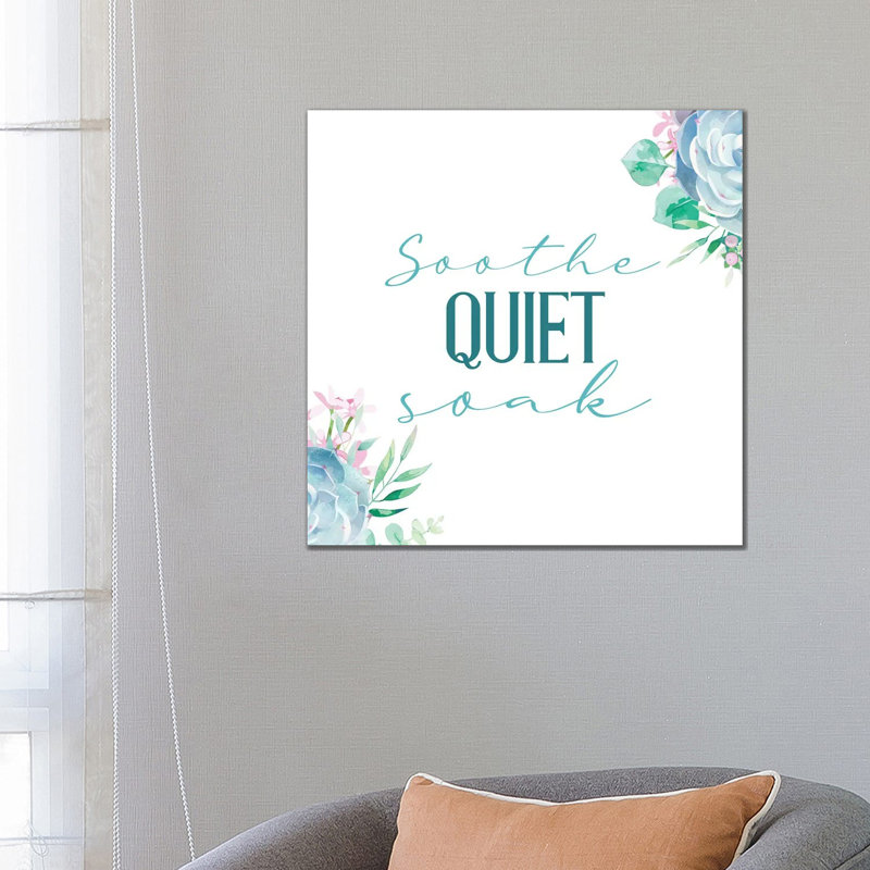 Relax Recharge IV by Kimberly Allen - Wrapped Canvas Print, 66.04 cm H x 66.04 cm W x 1.91 cm D