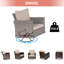 2 repose-pieds en rotin de patio 2 pièces, repose-pieds en osier d'extérieur avec coussin amovible et structure en acier-1059568570-1059568565