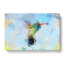 Hummingbird Paint Smudge In Abstract - Wrapped Canvas-55310909