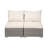 Steel Outdoor Armless Lounge Chair-925896882