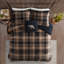 Ensemble d'édredon en duvet synthétique double / grand moelleux à Sherpa-119417056