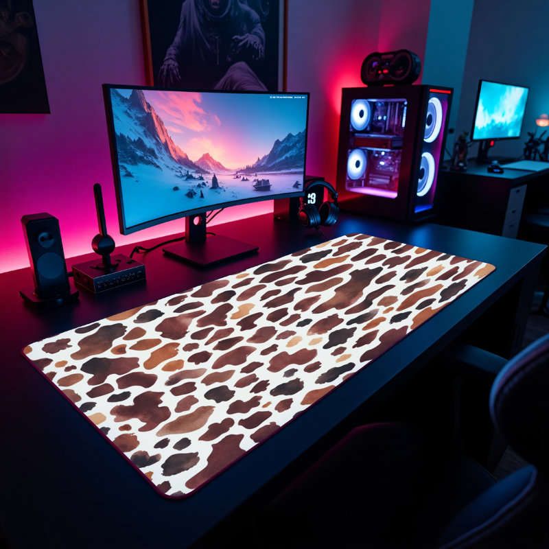 Polyester Desk Pad, 31.5x15.5