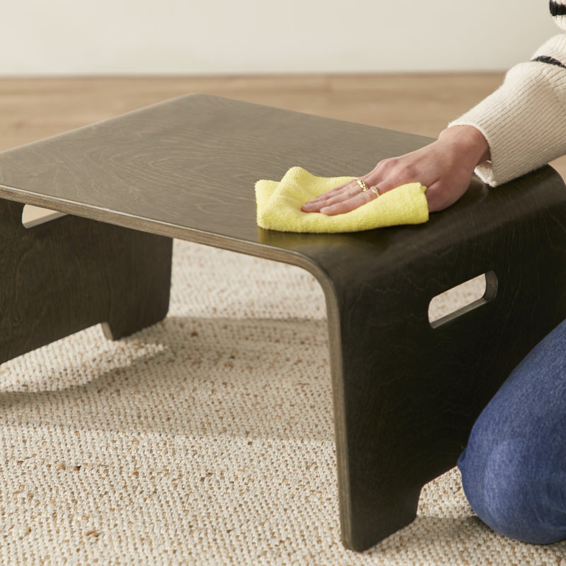 ECR4Kids Bentwood Lap Desk with Handles, Activity Table, Gray Wash