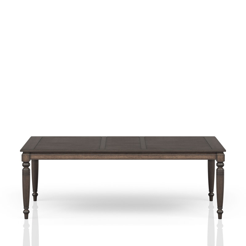 Moshay Expandable Dining Table with Leaf & Turned Legs