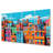 City Copenhagen Popart I Cities & Countries Wall Decor on Metal