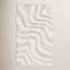 Tapis abstrait en laine fait à la main beige / ivoire Bowning-1866314947