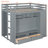 Modern Loft Bed With Built-In Wardrobe & Remote Control LED Lights-946779148