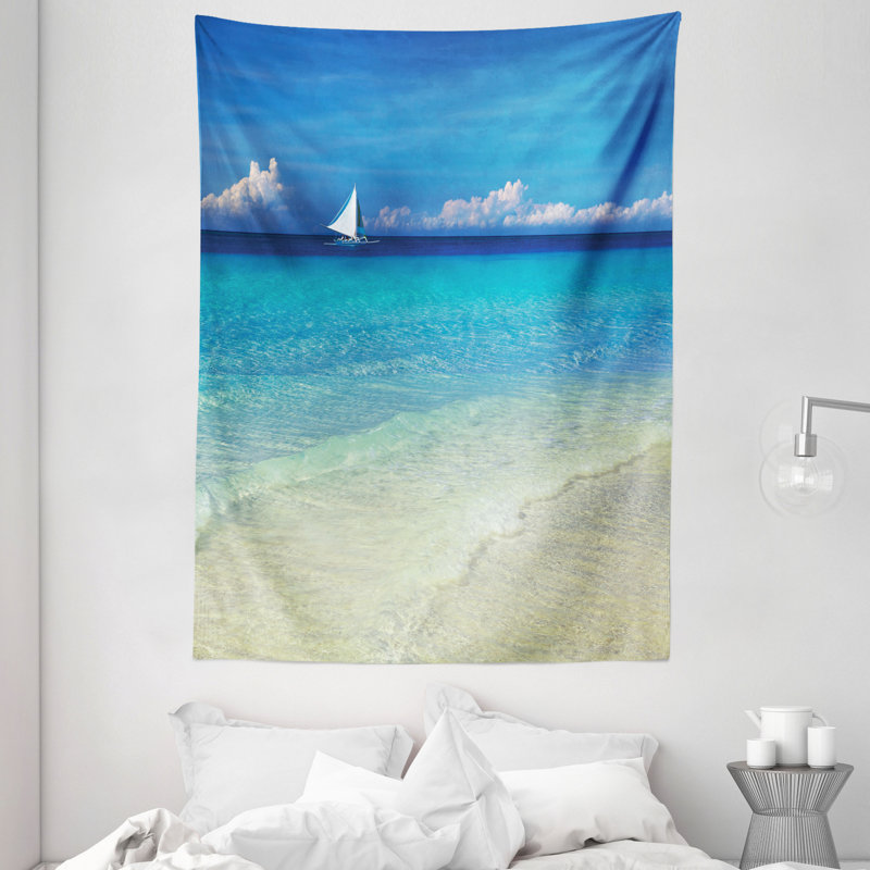 Tapisserie en polyester exotique, H 80 po x l 60 po