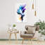 Dynamic Color Explosion Abstract Modern Wall Art Print by Mauro - Wrapped Canvas Print-135618685