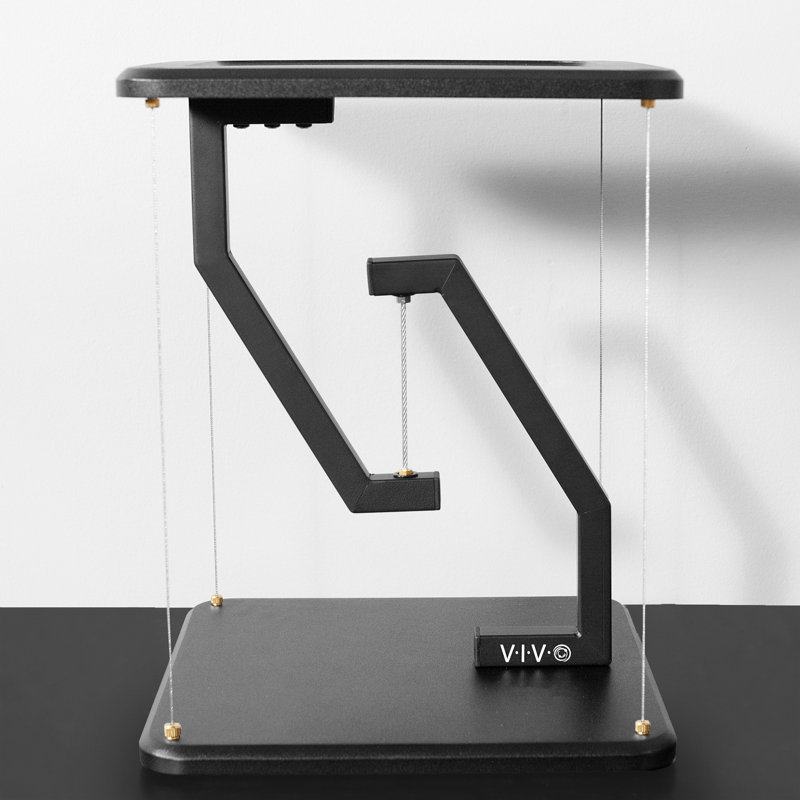Plateforme de support d'enceinte 12 "VIVO Tensegrity (série TEN01B), Noir