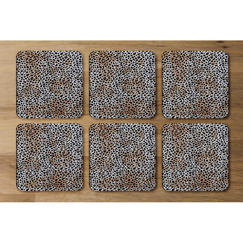 Square 6 Piece Coaster Set