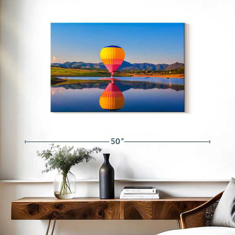 Mehar Hot Air Balloon Reflection, 24" H x 36" W