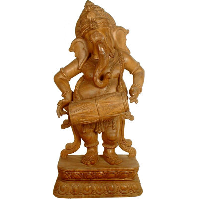 Ganesha jouant à Mridangam