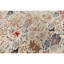 Wool Damask Area Rug in Ivory/Red/Blue/Brown-1030913076