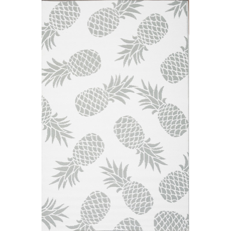 Tapis en plastique d'intérieur / extérieur réversible à séchage rapide de qualité supérieure, Rectangle 8 pi x 10 pi
