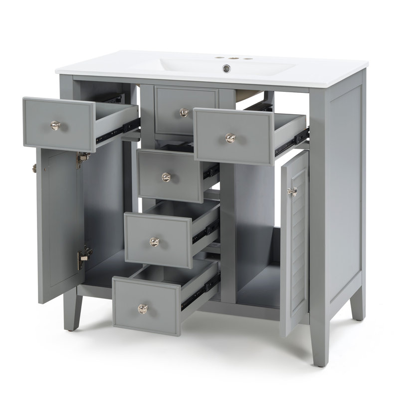 Meuble-lavabo 36 po avec lavabo Pelaga