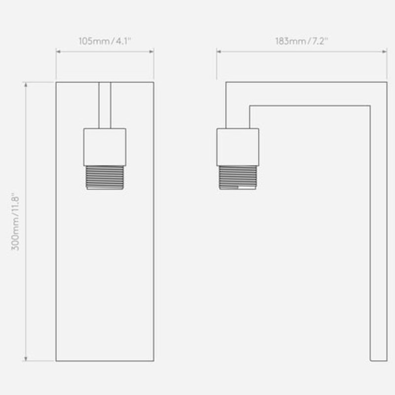 Ravello 1 - Light Armed Sconce, Polished Chrome, Putty, Polycotton