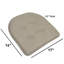 Coussin de chaise d'intérieur uni antidérapant en forme de U-2077623641-2038951073