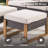 Kelyse Wicker 5 - Person Patio Conversation Set with Cushions-1206464881-1206464882