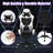 Inbox Zero Adjustable Reclining Faux Leather PC & Racing Game Chair with Footrest-1885298271