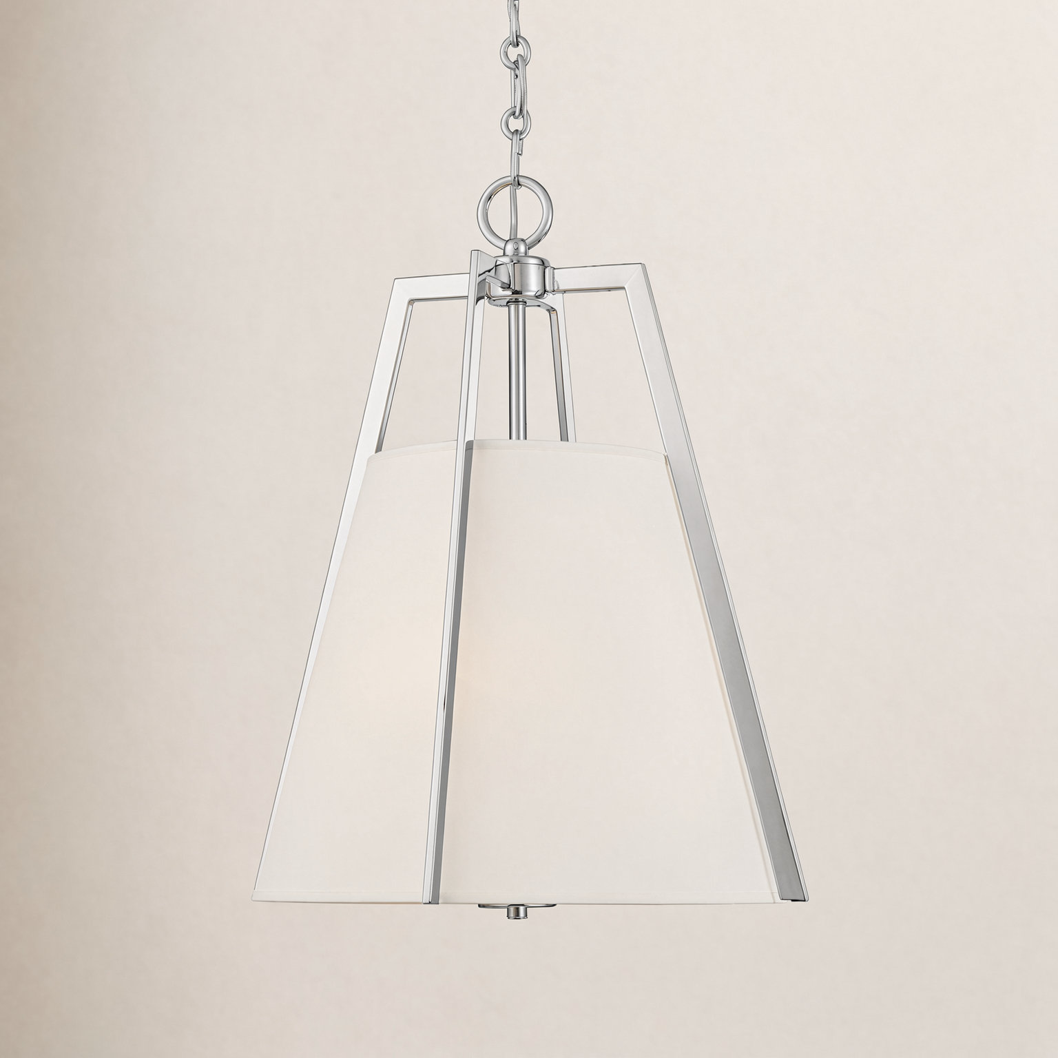Joy Dimmable 3-Light Pendant, Chrome
