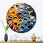 Horloge murale orange-93380571