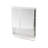23.62" Modern Arched Glass Double-Door Wardrobe-717951248