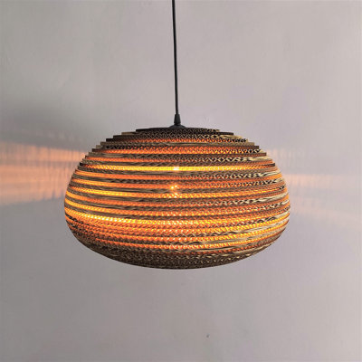 Stanstead 1 - Light Brown Geometric Pendant