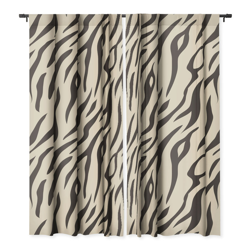 Yvie Blackout Curtain Single Panel, 50" W x 108" L