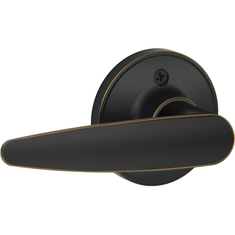 J Series Dover Lever Non-Turning Lock, Aged Bronze