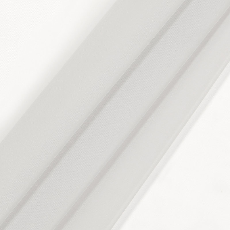 Diphda Sheer Curtain Single Panel, 59" W x 120" L, White