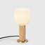 Oak Knuckle Table Lamp With Oblo US