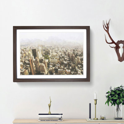 The Expansive New York Skyline in Abstract - Picture Frame Graphic Art Print