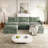 109'' Upholstered Sectional Sofa with Ottoman-1659050480