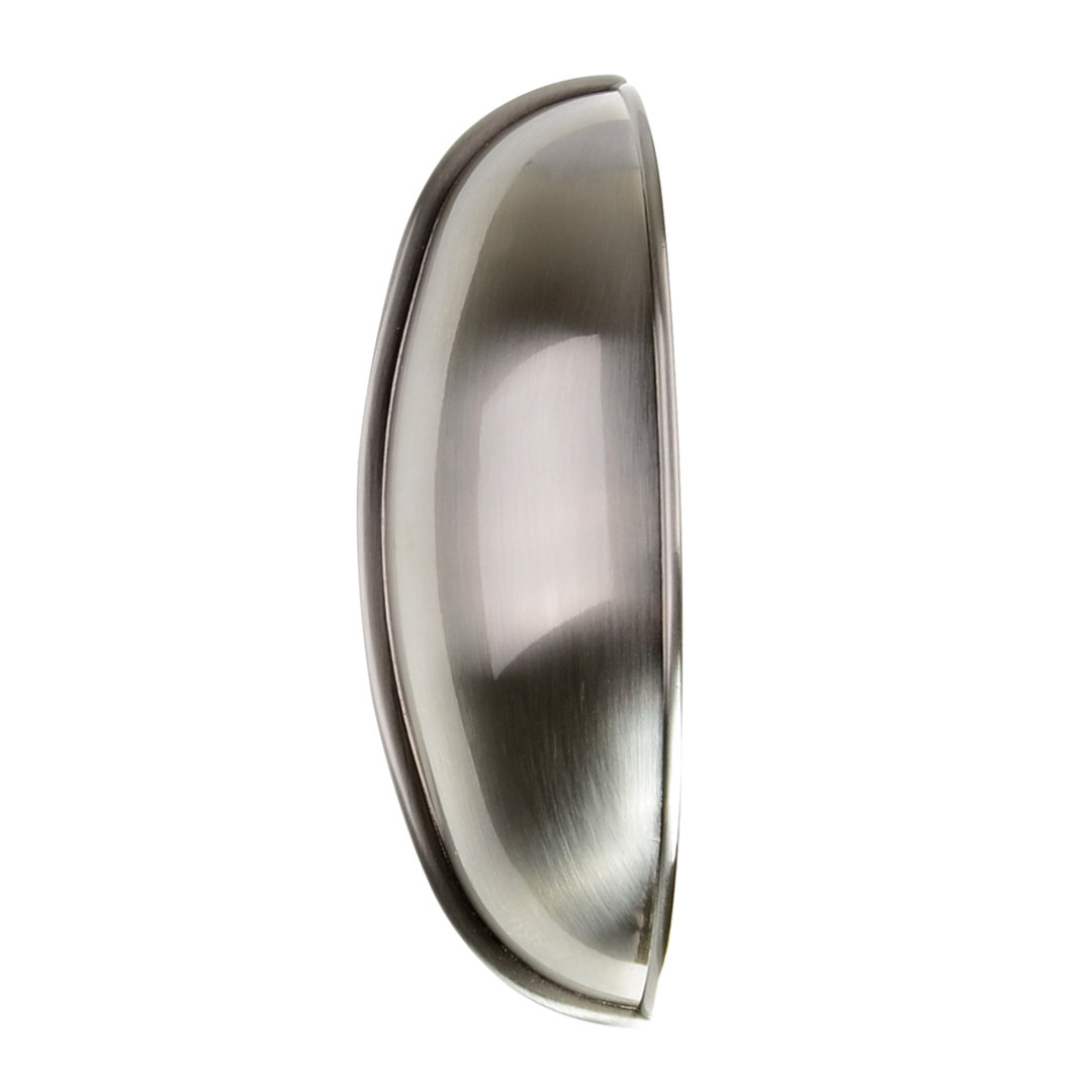 Modern Drawer Handle Wide 3" Center to Center Cup/Bin Pull Multipack (Set of 10) South Main Hardware