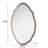 Irregular Rustic Antique Wooden Wall Mirror
