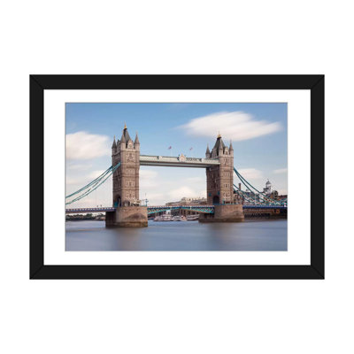 « tour bridge i, londres, angleterre, royaume-uni », reproduction de photo sur toile tendue