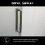 Cabine de douche à charnière néo-angle 34-1 / 8 "X 72" à charnière néo-angle, chrome-62303401