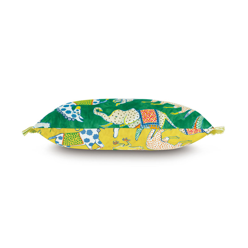 Housse et insert de coussin rectangulaire en coton Hullabaloo
