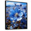 Blue Flower Cobalt Delight - Floral Wall Decor-443225550-443225549
