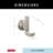 Tetra Double Towel Hook Bath Hardware Accessory in Stainless Steel-90631159