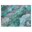 Tapis bleu sarcelle lavable à la machine intérieur / extérieur Xhevrie-1853801831