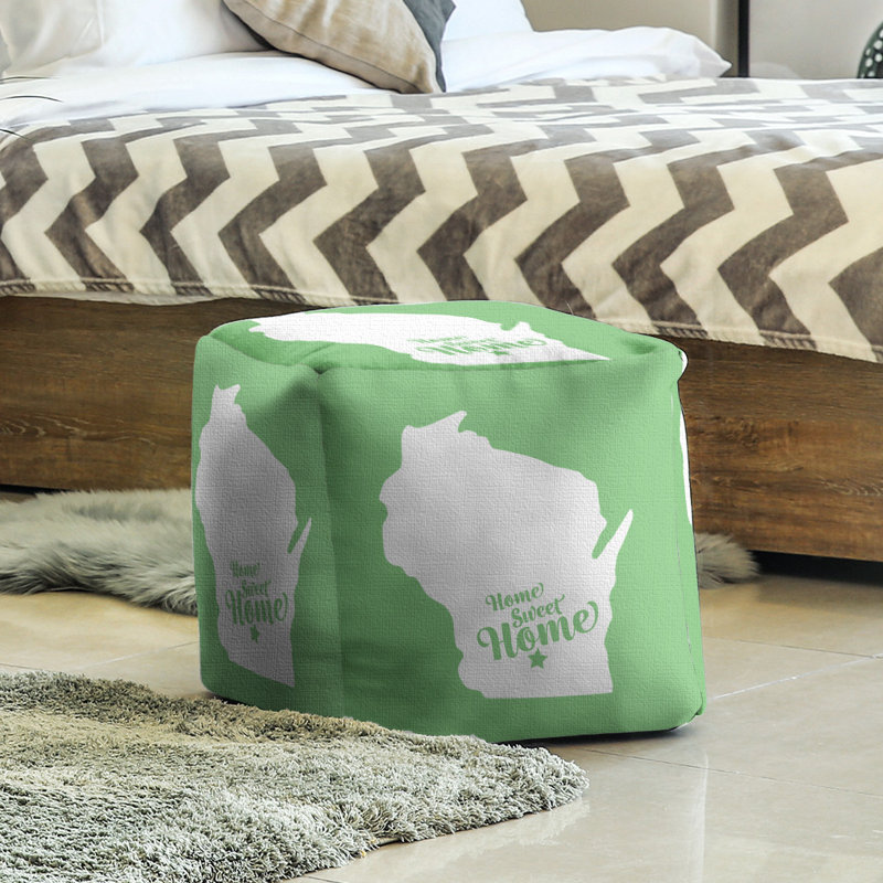 Repose-pieds à cubes the home madison, Vert